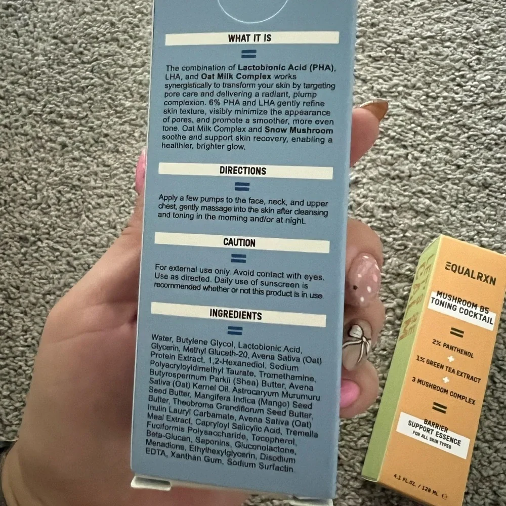 Oat Milk PHA Serum and Mushroom B5 Toning Cocktail Set
